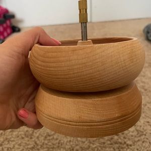 Seed bead spinning bowl 💗
